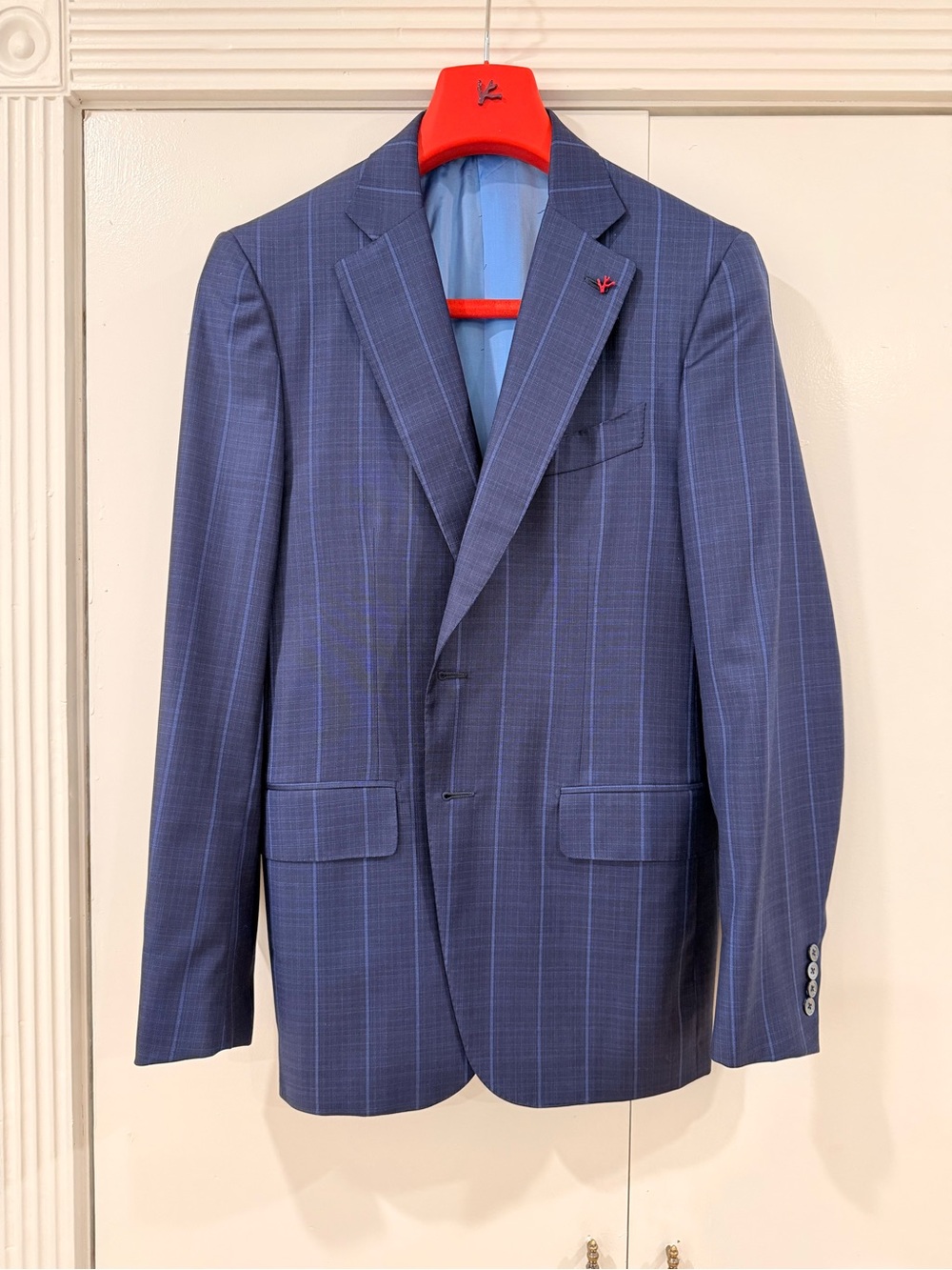 Isaia Navy Blue Blazer